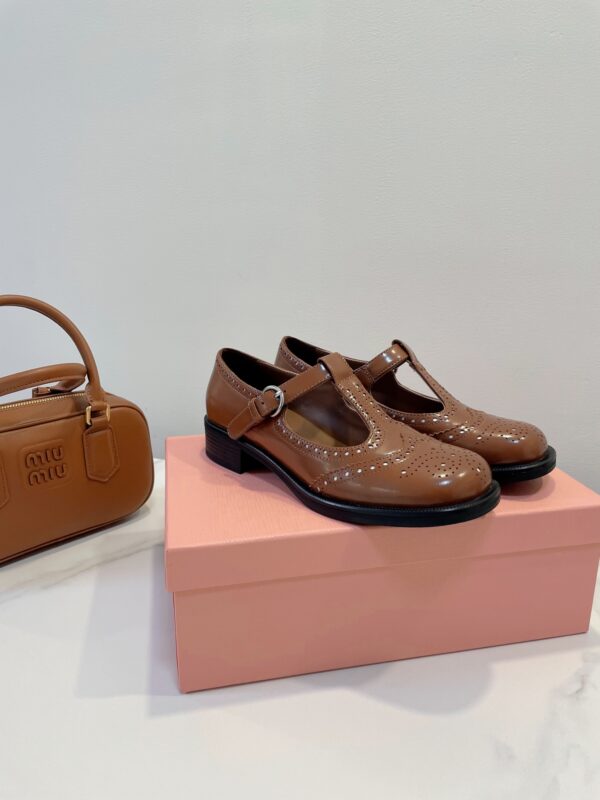 Miu Miu British style loafers