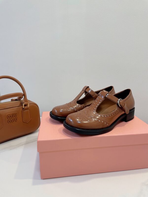 Miu Miu British style loafers - Image 3
