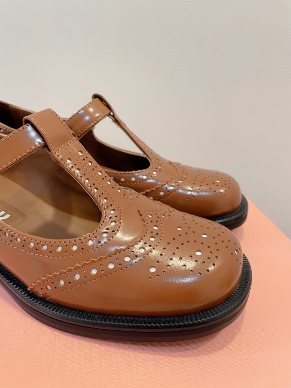 Miu Miu British style loafers - Image 6