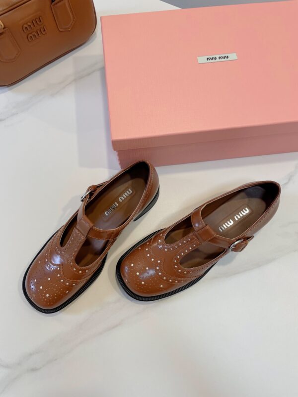 Miu Miu British style loafers - Image 7