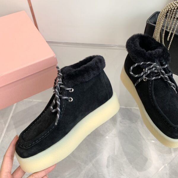 Miu Miu thick soled high top shoes - Image 4