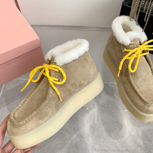 Miu Miu thick soled high top shoes - Image 4