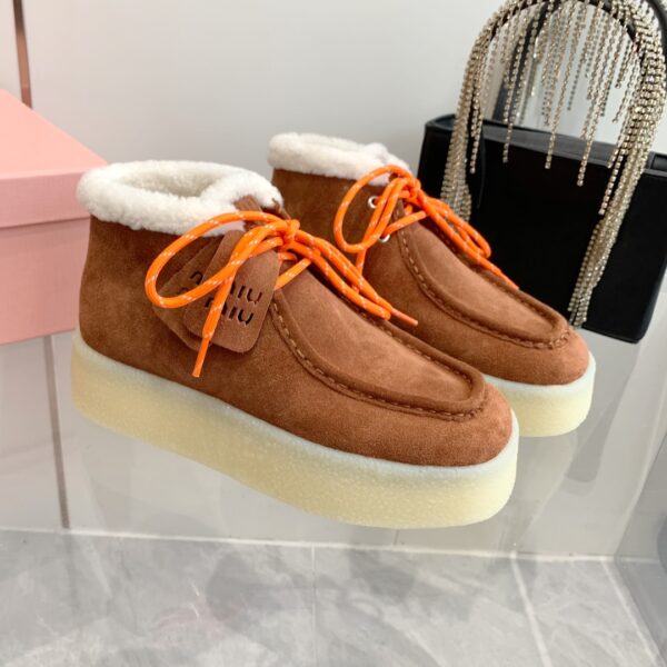 Miu Miu thick soled high top shoes - Image 3