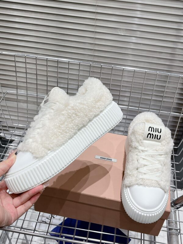 Miu Miu thick soled high top shoes - Image 4