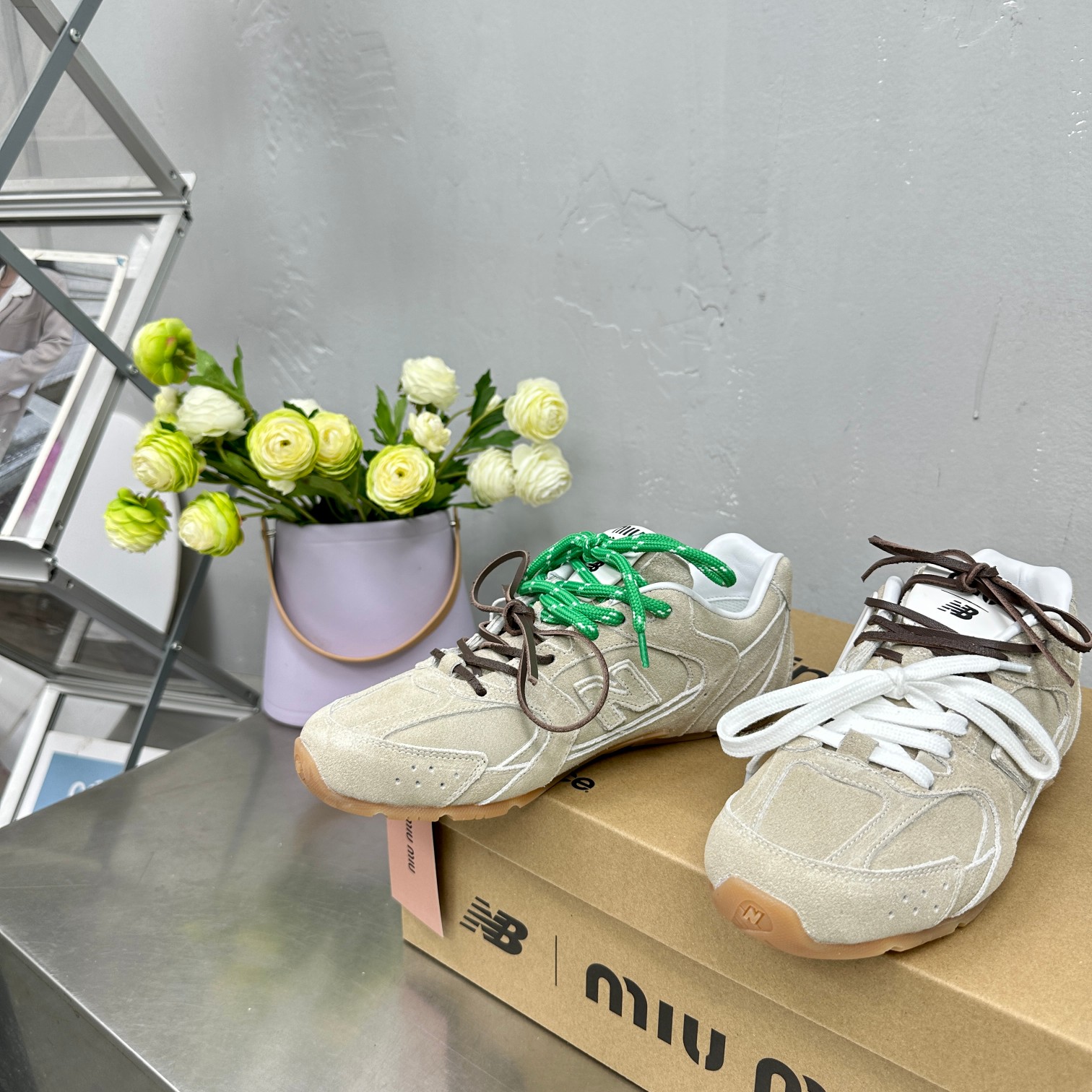Miu Miu & New Balance NB530 Co branded Sports Shoes - Image 2