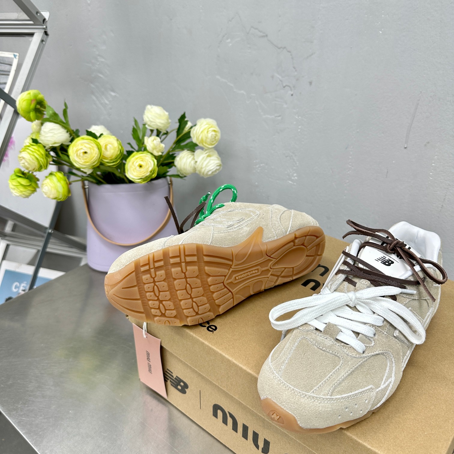Miu Miu & New Balance NB530 Co branded Sports Shoes - Image 3
