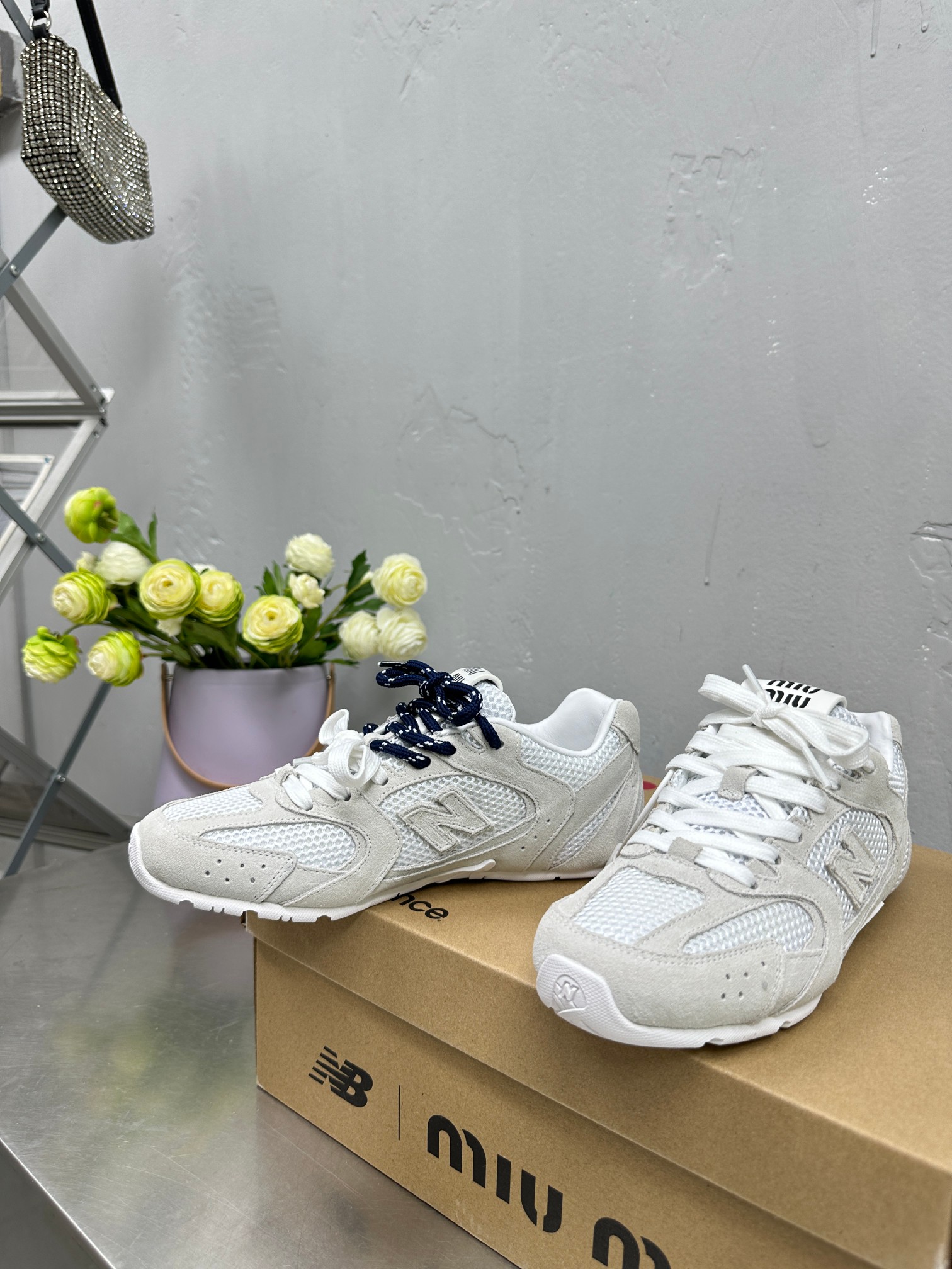 Miu Miu & New Balance NB530 Co branded Sports Shoes - Image 2