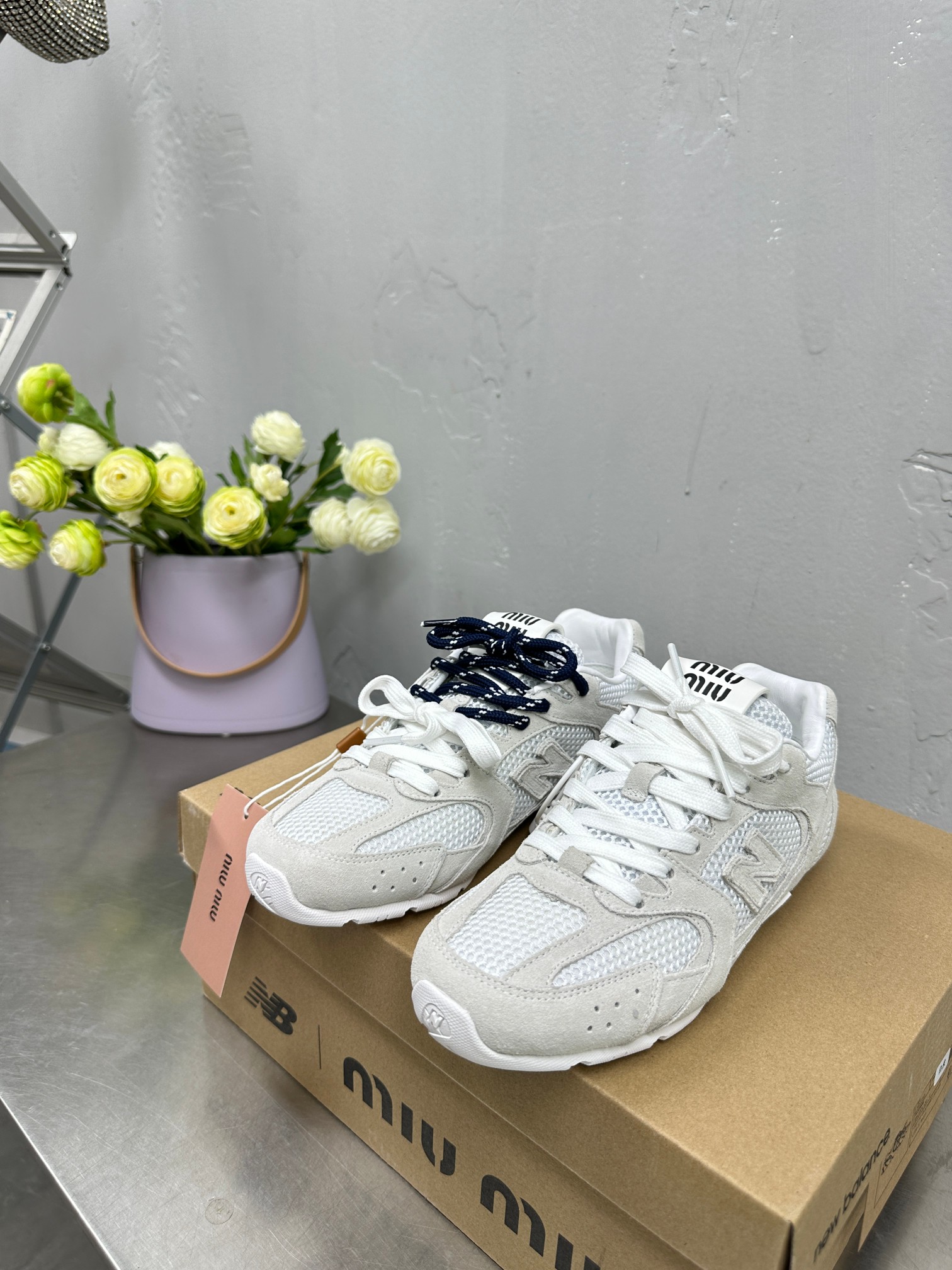 Miu Miu & New Balance NB530 Co branded Sports Shoes - Image 6