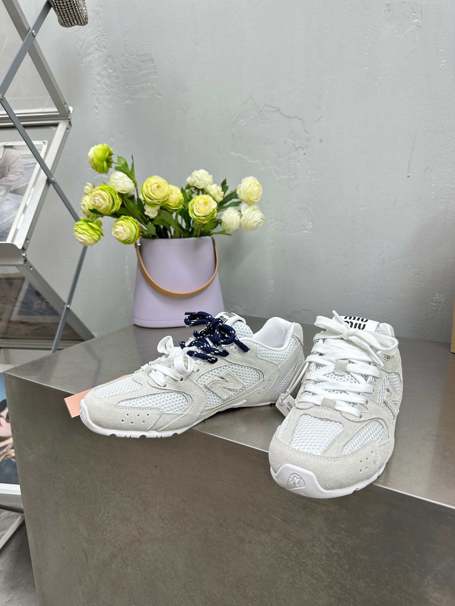 Miu Miu & New Balance NB530 Co branded Sports Shoes - Image 7