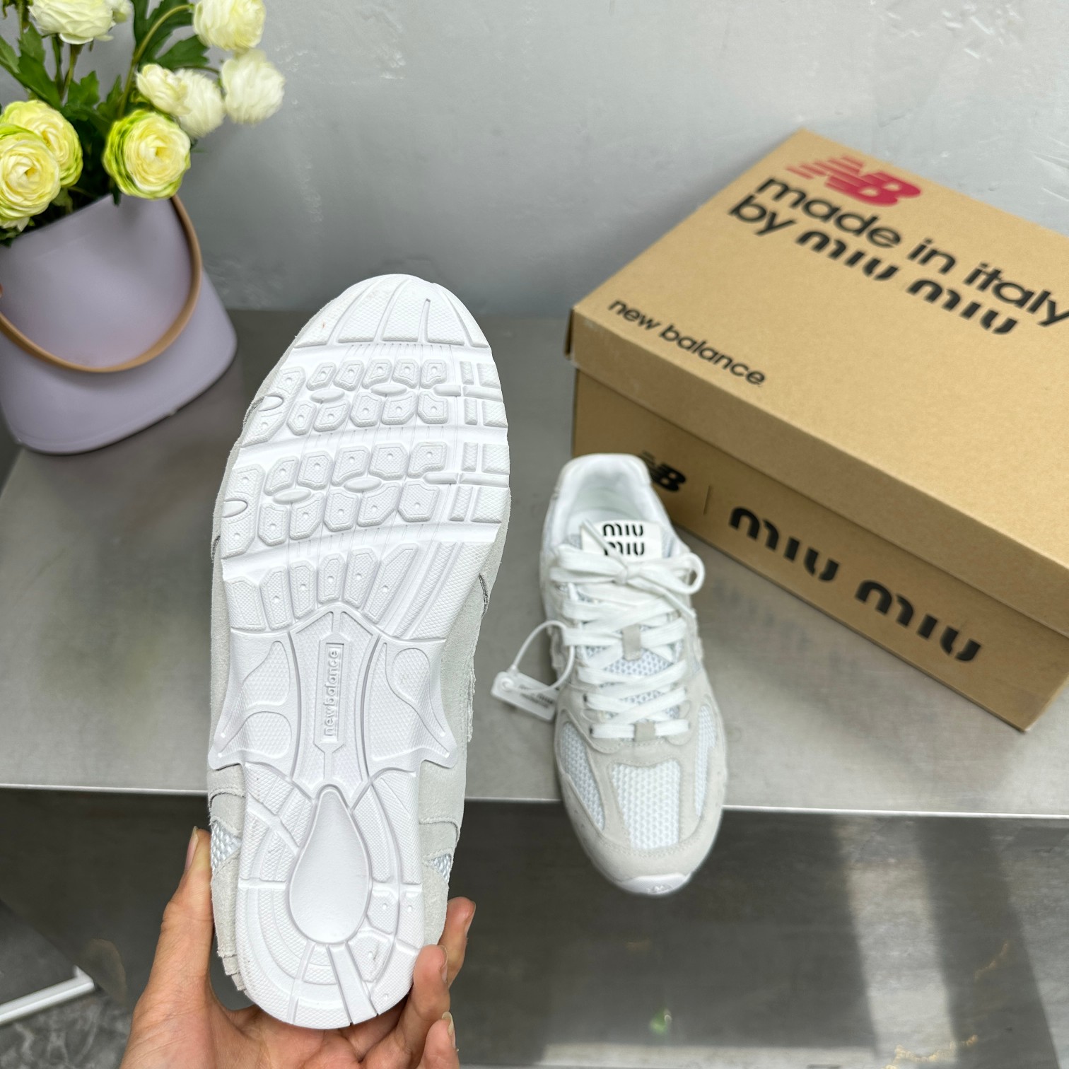 Miu Miu & New Balance NB530 Co branded Sports Shoes - Image 8