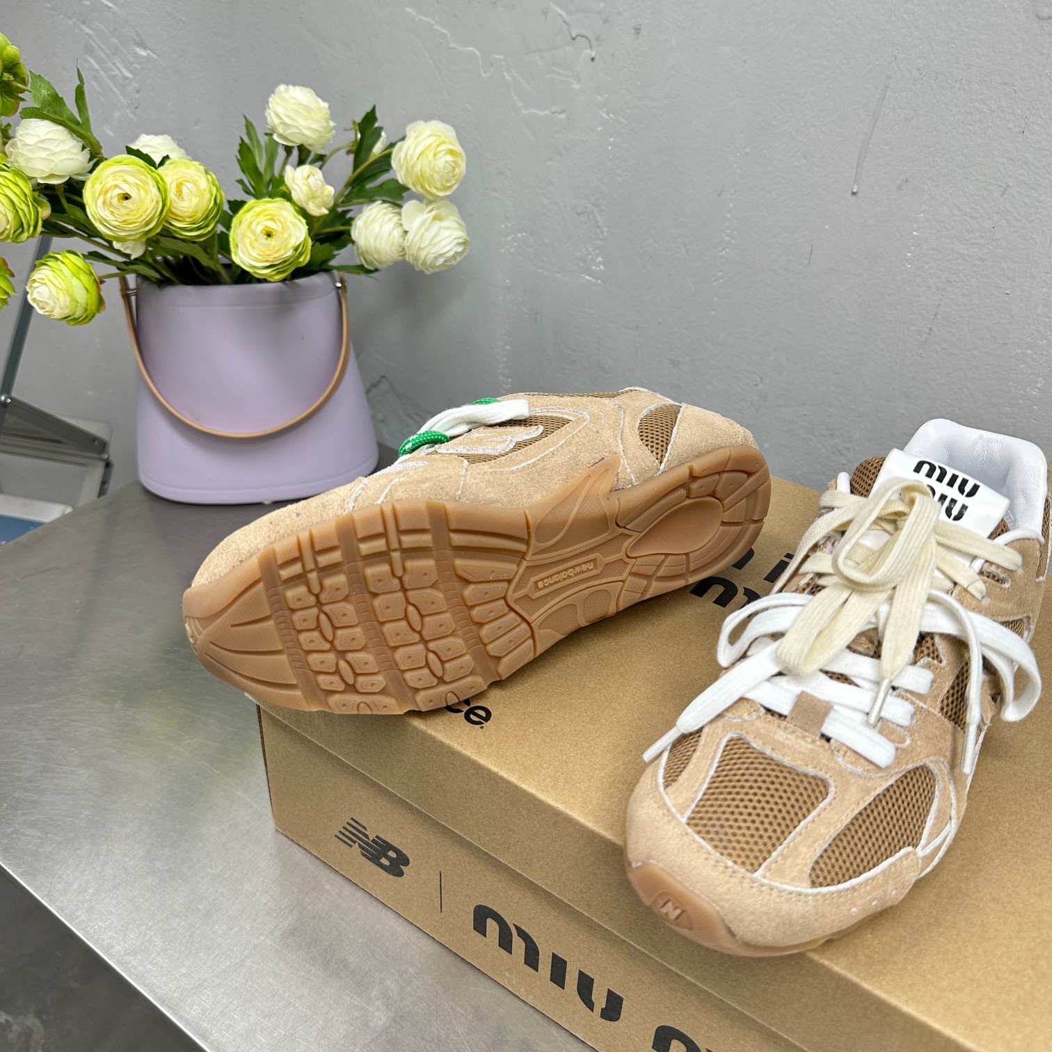 Miu Miu & New Balance NB530 Co branded Sports Shoes - Image 2