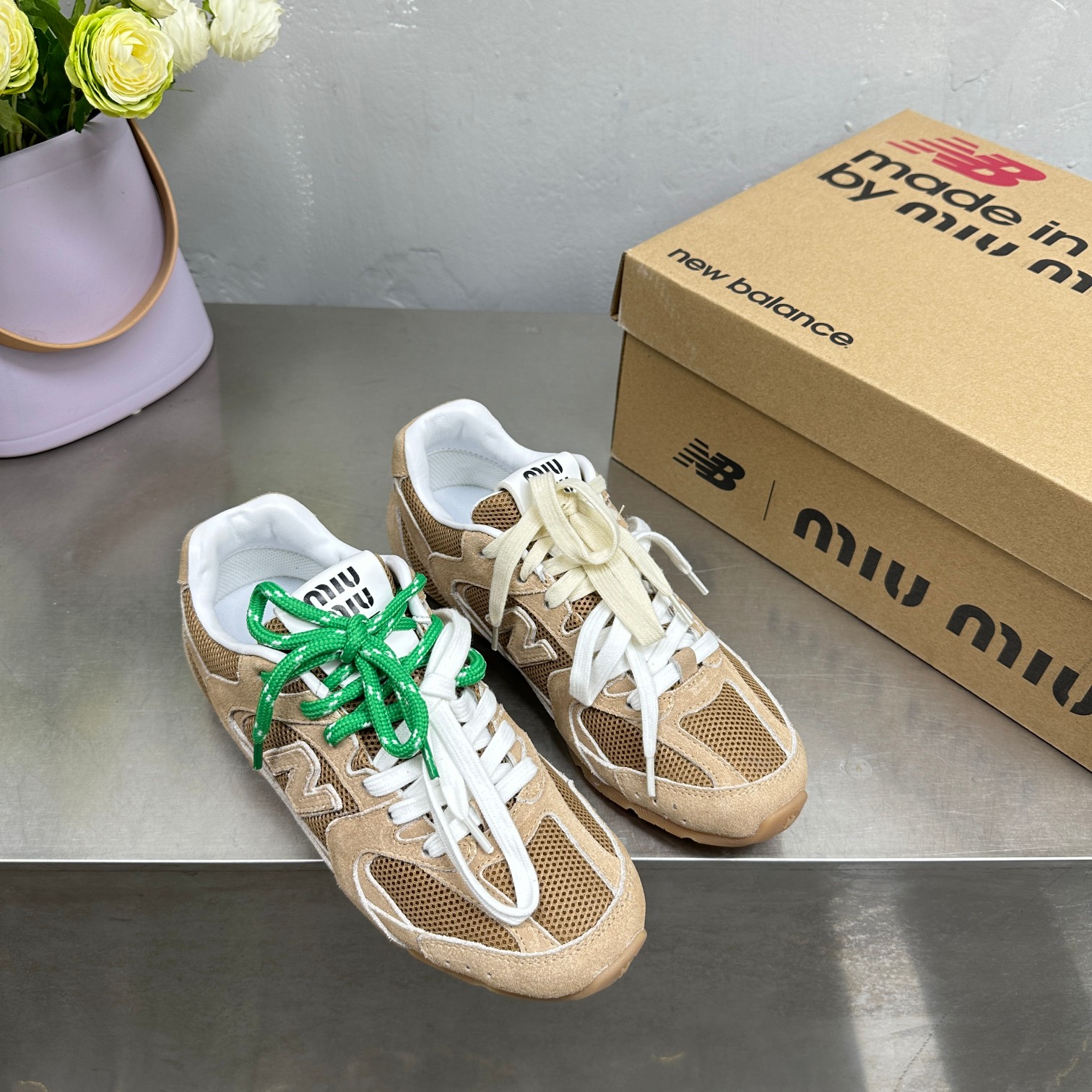Miu Miu & New Balance NB530 Co branded Sports Shoes - Image 4