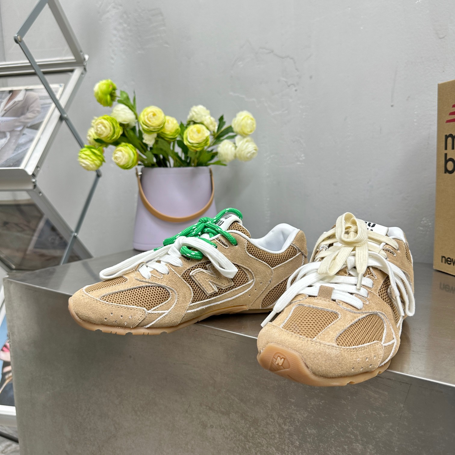 Miu Miu & New Balance NB530 Co branded Sports Shoes - Image 5