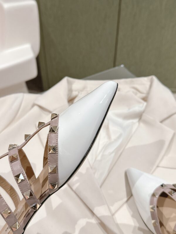 VALENTINO ROCKSTUD Riveted Flat Shoes - Image 5
