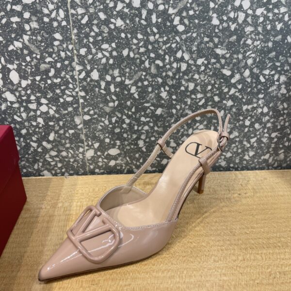 VALENTINO ROCKSTUD Riveted High Heels - Image 3