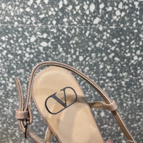 VALENTINO ROCKSTUD Riveted High Heels - Image 6