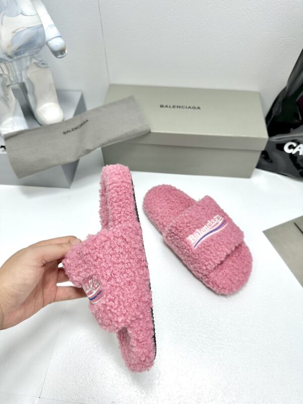 Balenciaga Political Campaign logo embroidered slippers - Image 6
