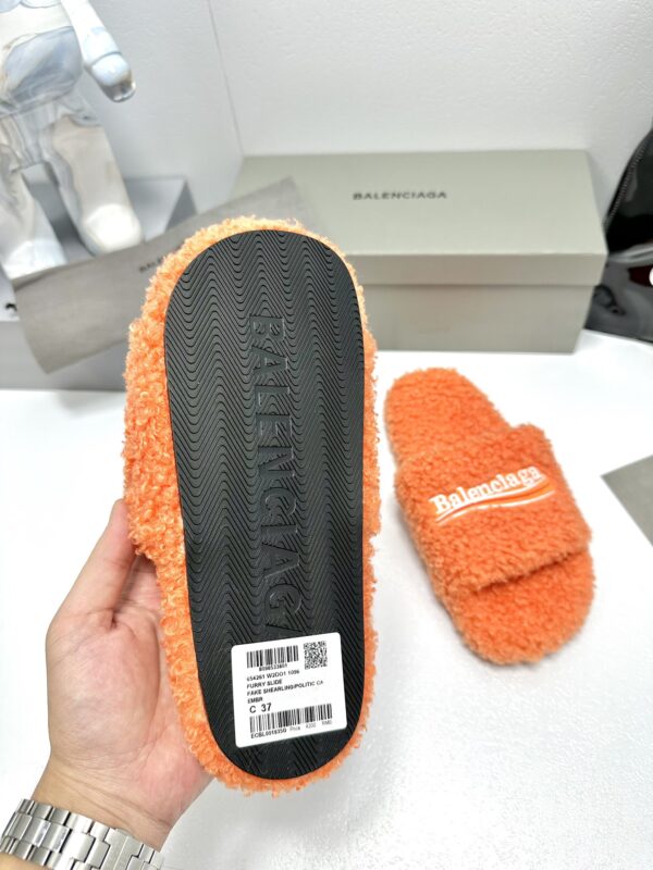 Balenciaga Political Campaign logo embroidered slippers - Image 6
