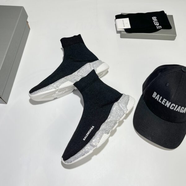 Balenciaga sparkling single shoes