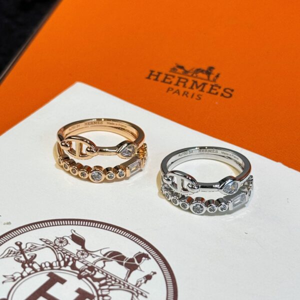 HERMES double-layer pig nose ring