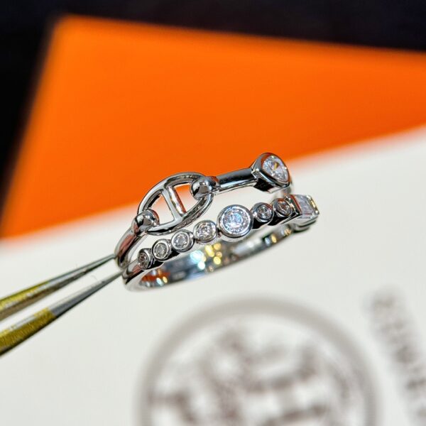 HERMES double-layer pig nose ring - Image 6