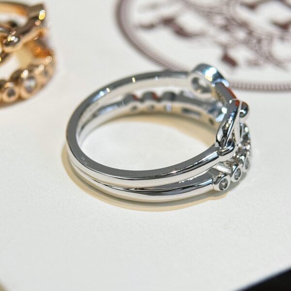 HERMES double-layer pig nose ring - Image 7