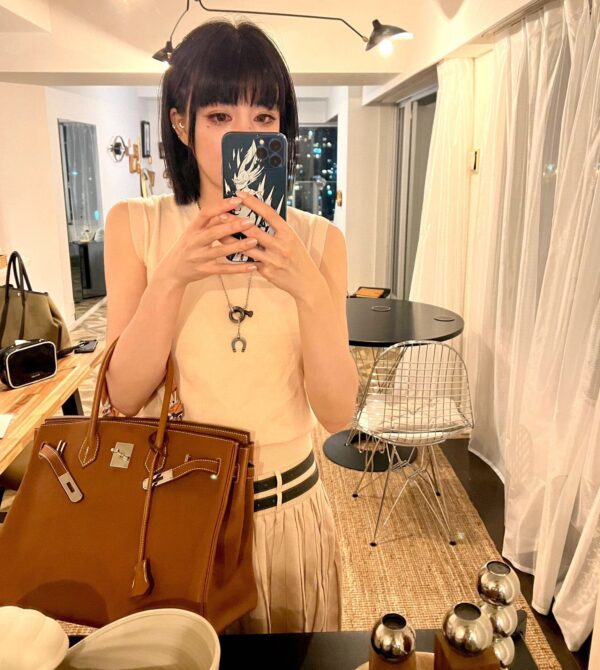 Hermes Carrousel Buffalo Horn Necklace - Image 3