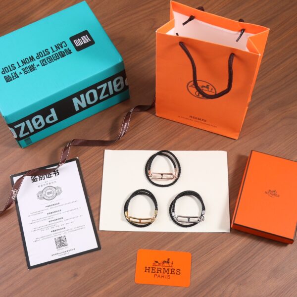 Hermes Roulis Double Loop Bracelet - Image 2