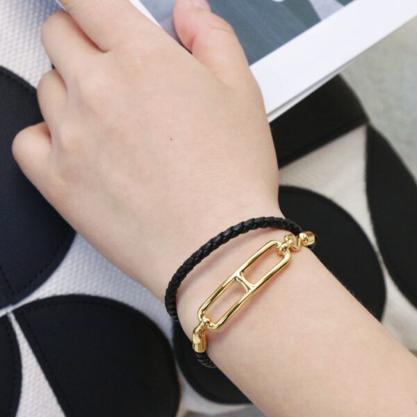 Hermes Roulis Double Loop Bracelet - Image 3