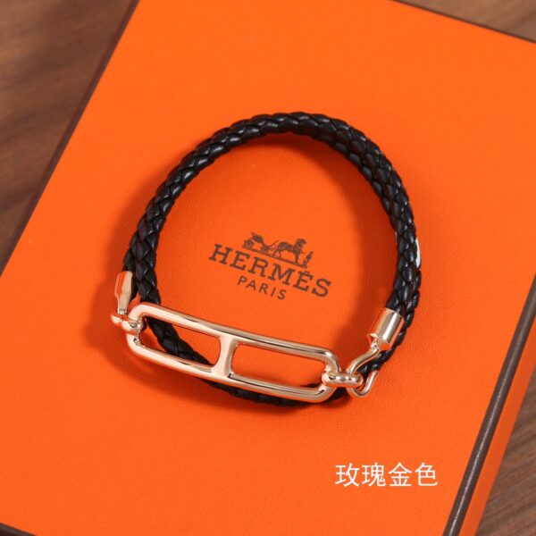 Hermes Roulis Double Loop Bracelet - Image 5