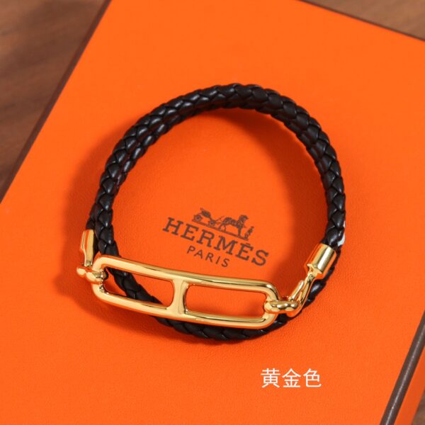 Hermes Roulis Double Loop Bracelet - Image 6