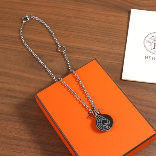 Hermes Carrousel Water Horn OT Necklace