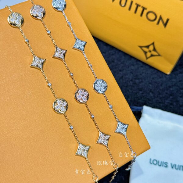 LV COLOR BLOSSOM BB MULTI-PATTERN Full Diamond Bracelet