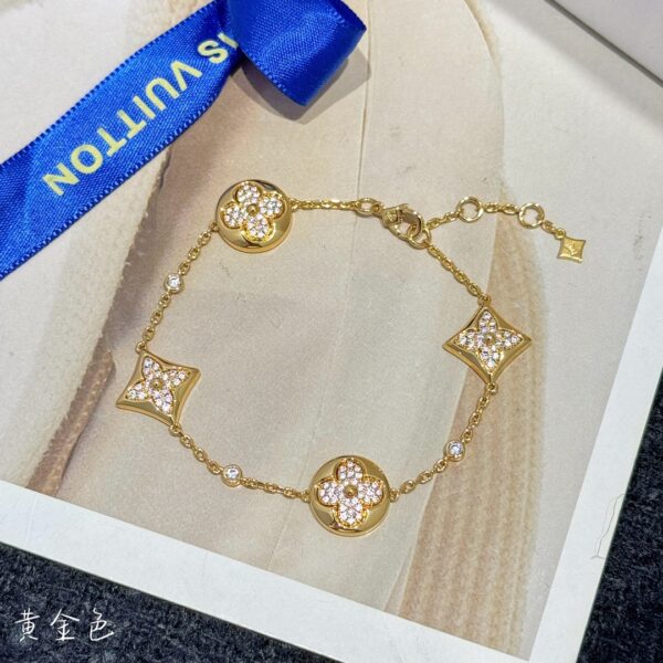 LV COLOR BLOSSOM BB MULTI-PATTERN Full Diamond Bracelet - Image 4