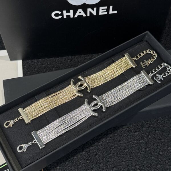 Chanel Double C Tassel Lava Bracelet