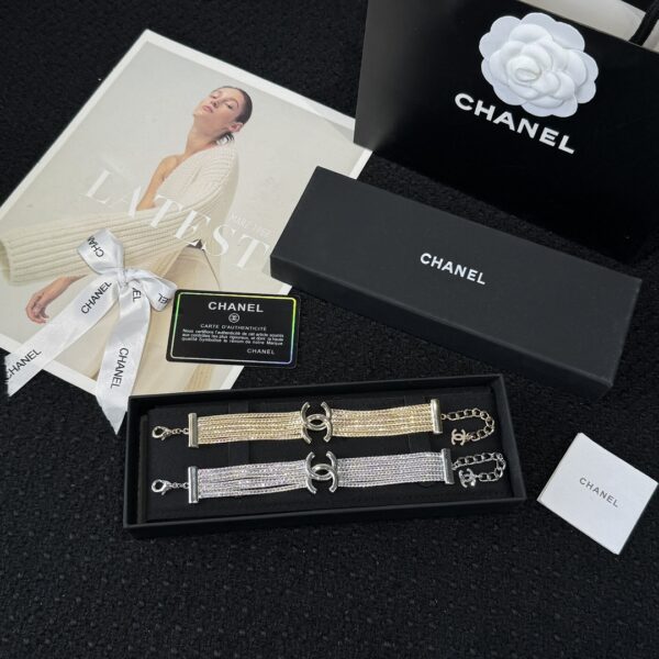 Chanel Double C Tassel Lava Bracelet - Image 2