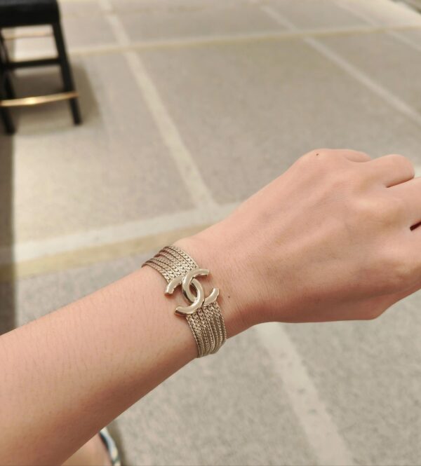 Chanel Double C Tassel Lava Bracelet - Image 3