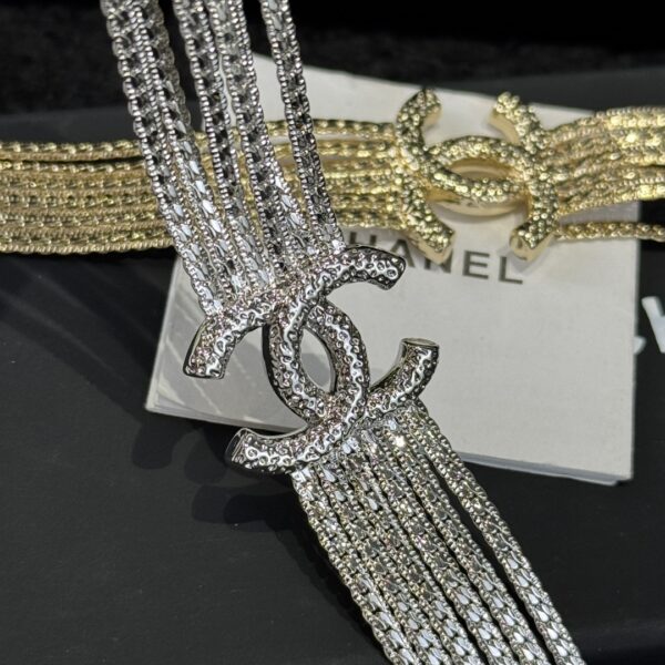 Chanel Double C Tassel Lava Bracelet - Image 7