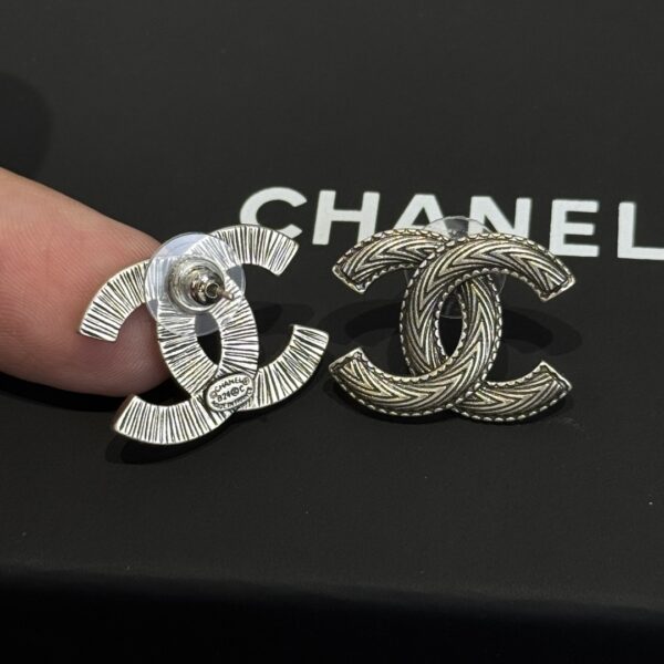 Chanel C1 Double C Earnail Earrings - Image 7