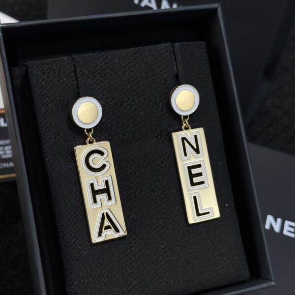 Chanel C2 Double C Letter Earnail Earrings