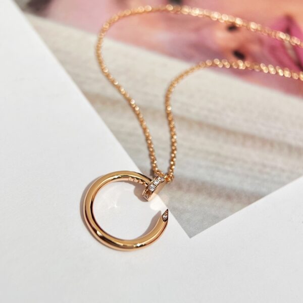 Cartier smooth nail necklace - Image 4