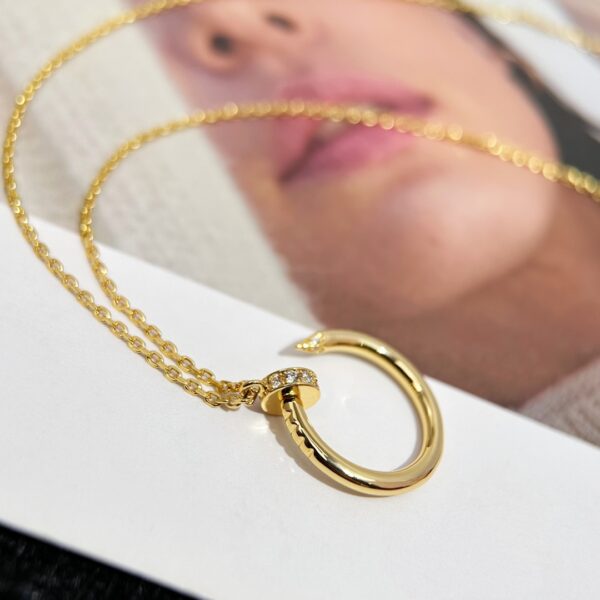 Cartier smooth nail necklace - Image 7