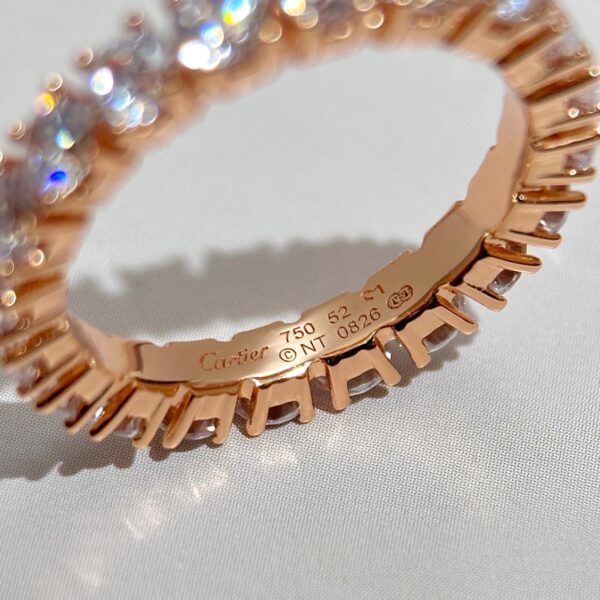 CARTIER DESTINEE Full Diamond Ring - Image 7