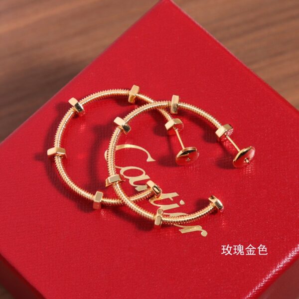Cartier ECROU DE CARTIER Nut Earrings - Image 4