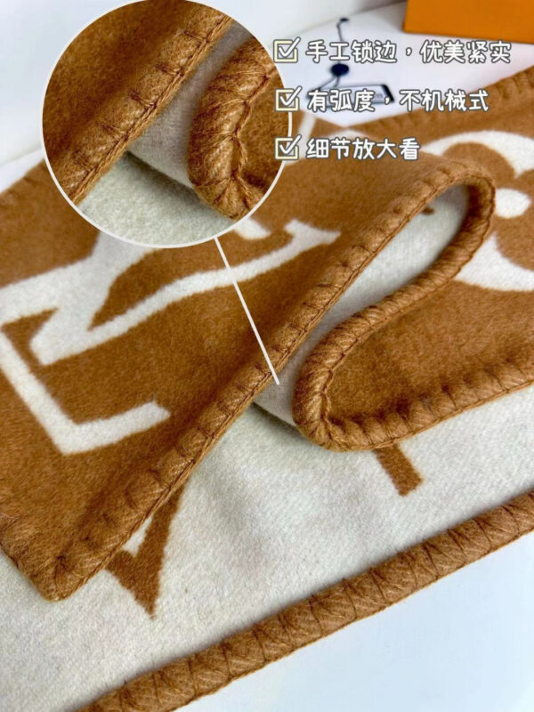 LV Classic Cashmere Scarf - Image 5