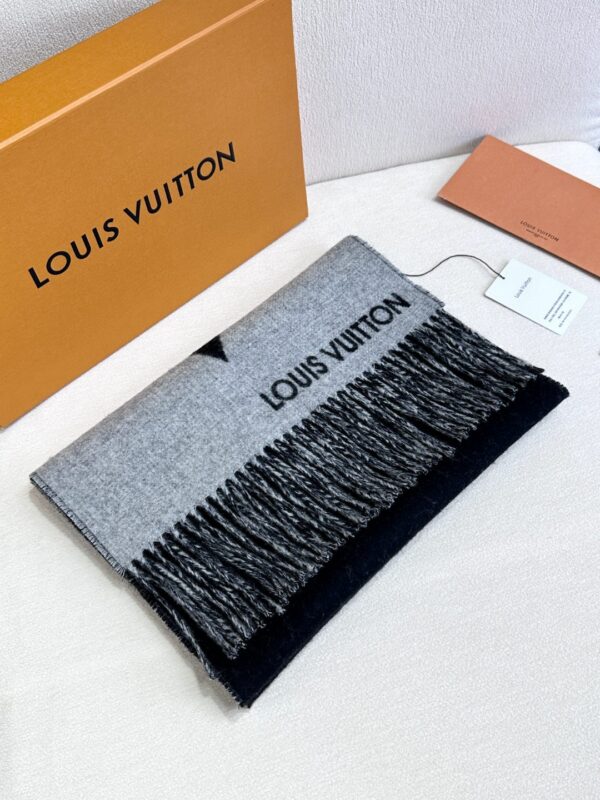 LV Graphic Dual Scarf - Image 4