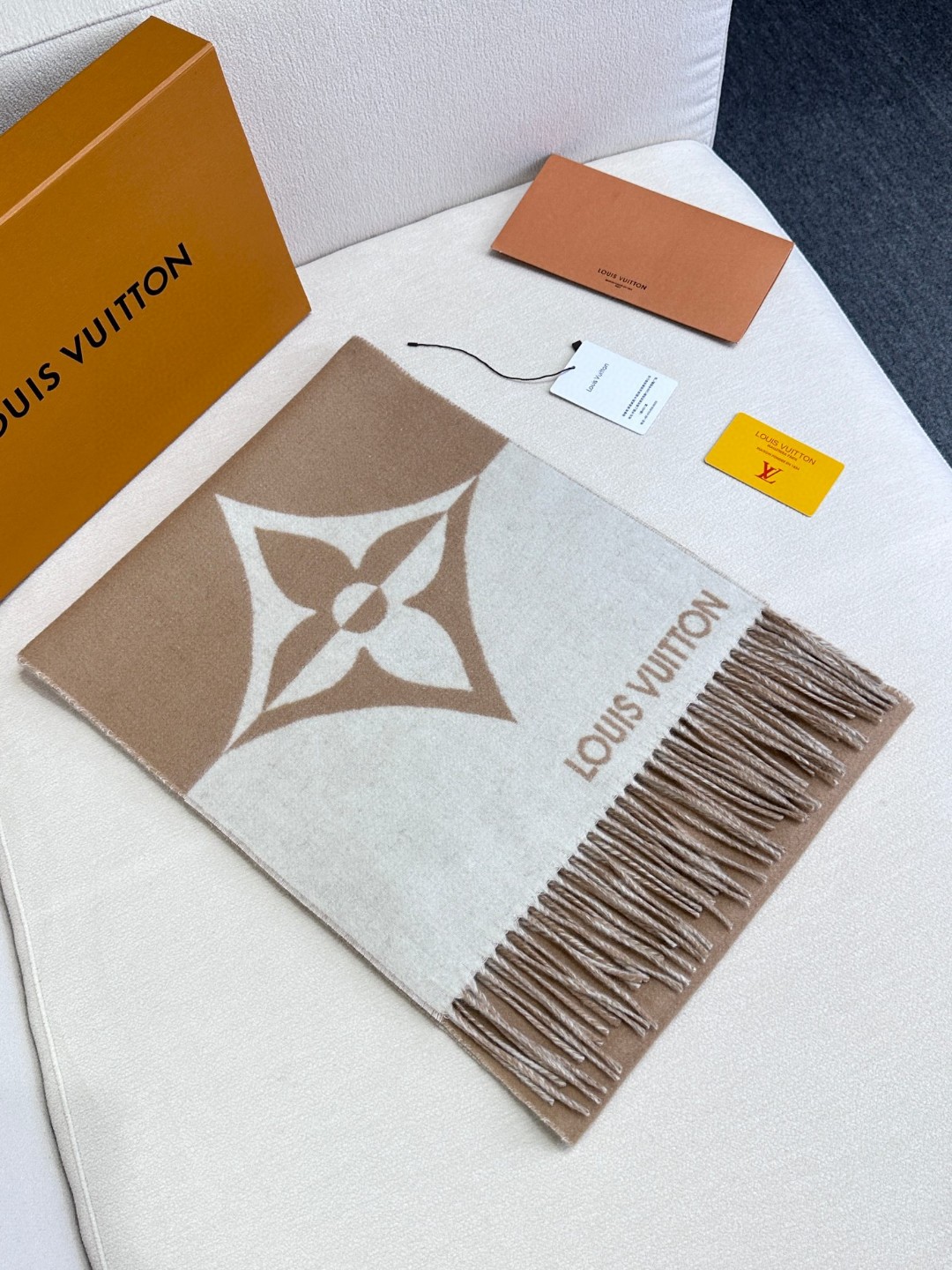 LV Graphic Dual Scarf