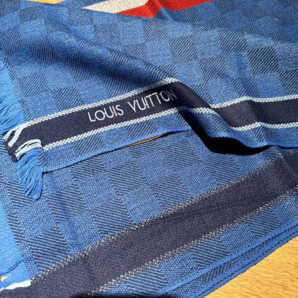 LV plaid long scarf - Image 3