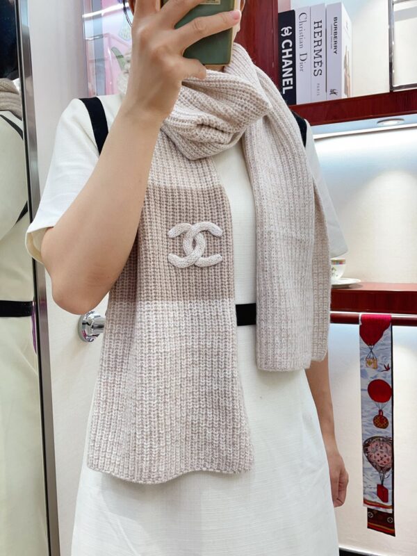CHANEL Versatile Cashmere Scarf - Image 2