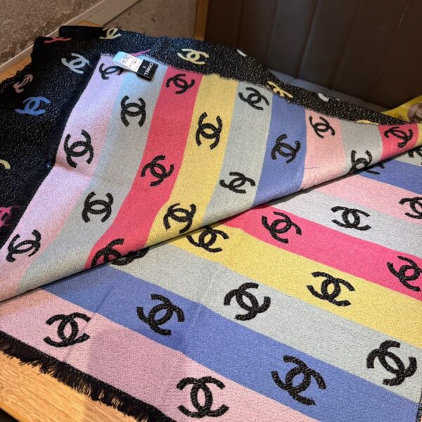 Chanel Rainbow Scarf